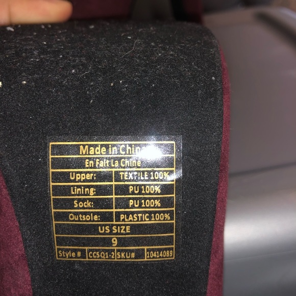 Stud Toe Platform Pump size 9W - Picture 2 of 4